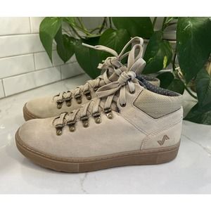 Forsake Lucie Mid Waterproof Outdoor Sneaker Boots Oatmeal Tan Women’s Size 7.5